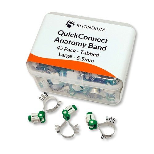 Rhondium Quick Connect Retainerless Tofflemire Matrix Refill Bands - GoldenDent - GoldenDent